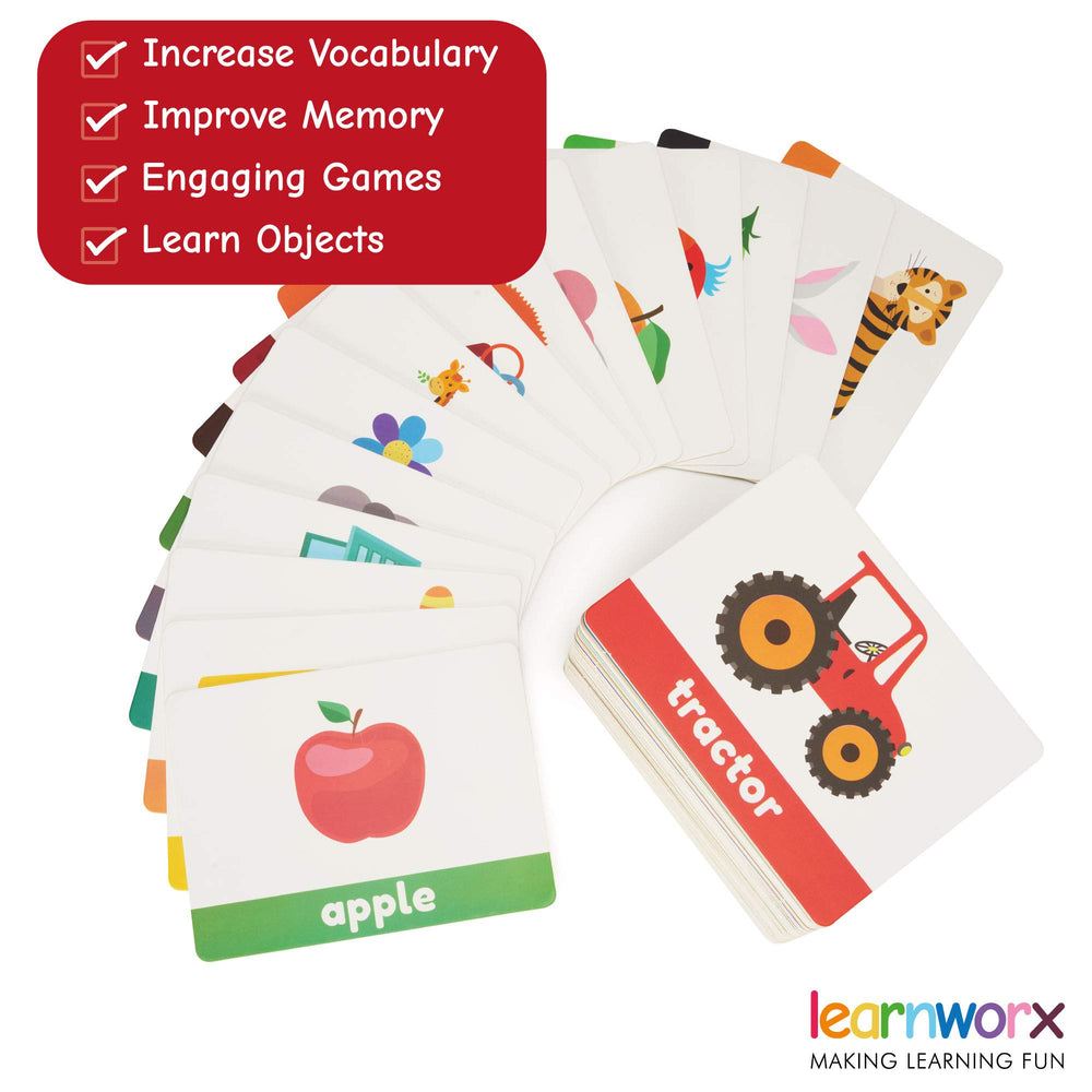 LearnWorx places flash cards introduce common locations for exploration.