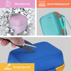 Lebakort Yoto Mini hard case velvet lining protects interior.