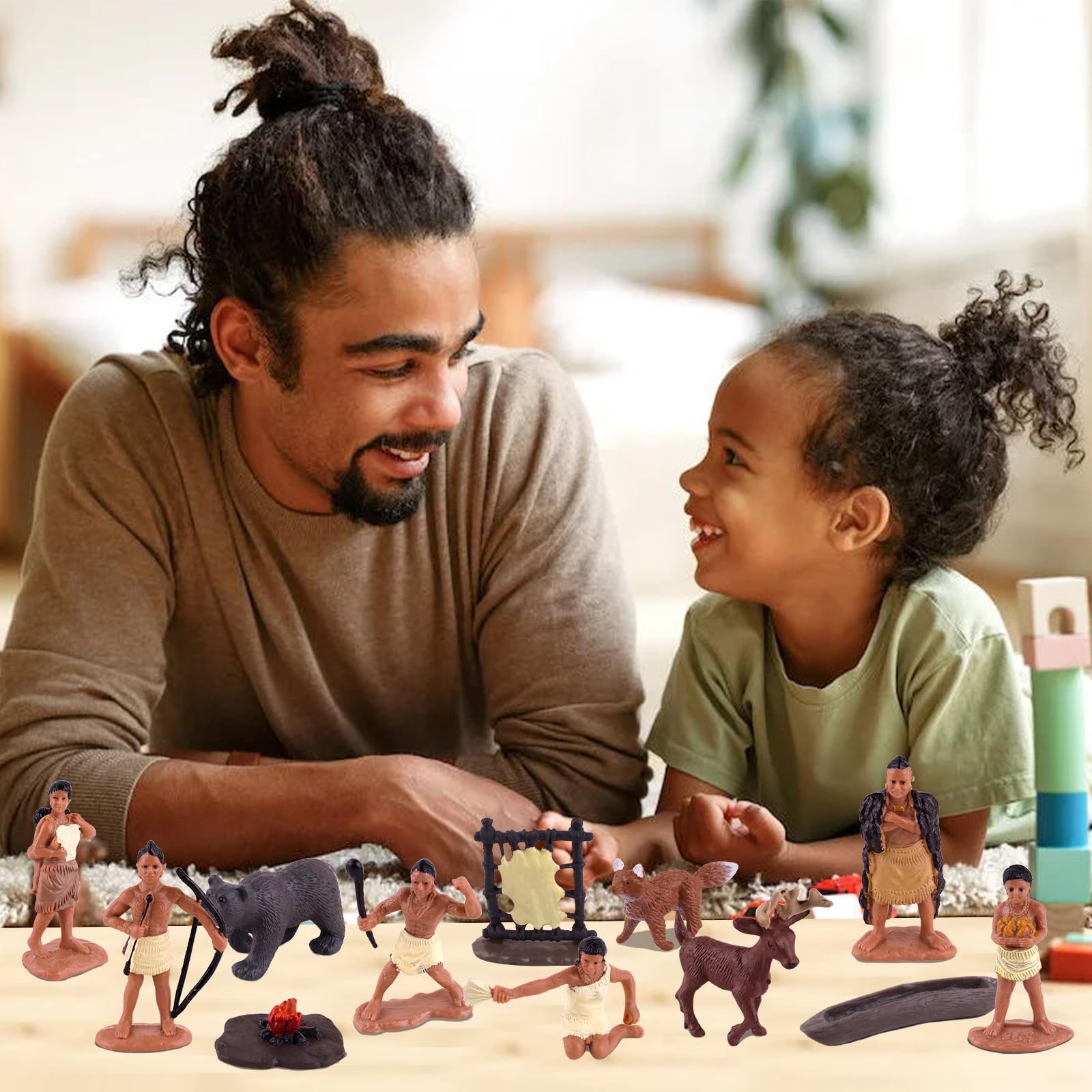 LEBERY chief figure centerpieces for display and imaginative play