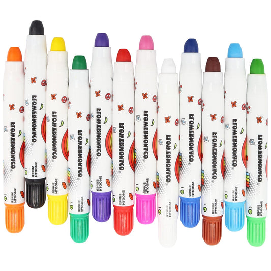 Lebze Flower Monaco silky washable crayons offering smooth color on paper.