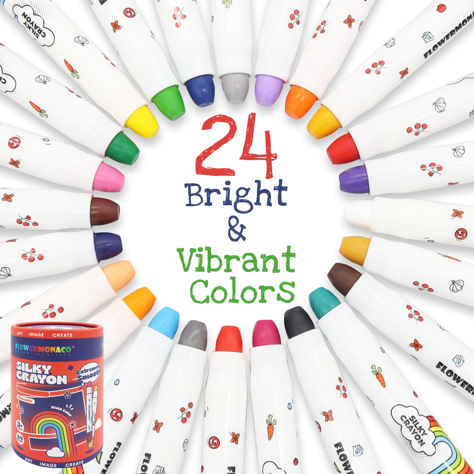 Lebze jumbo crayons ergonomic grip helps little hands color comfortably.