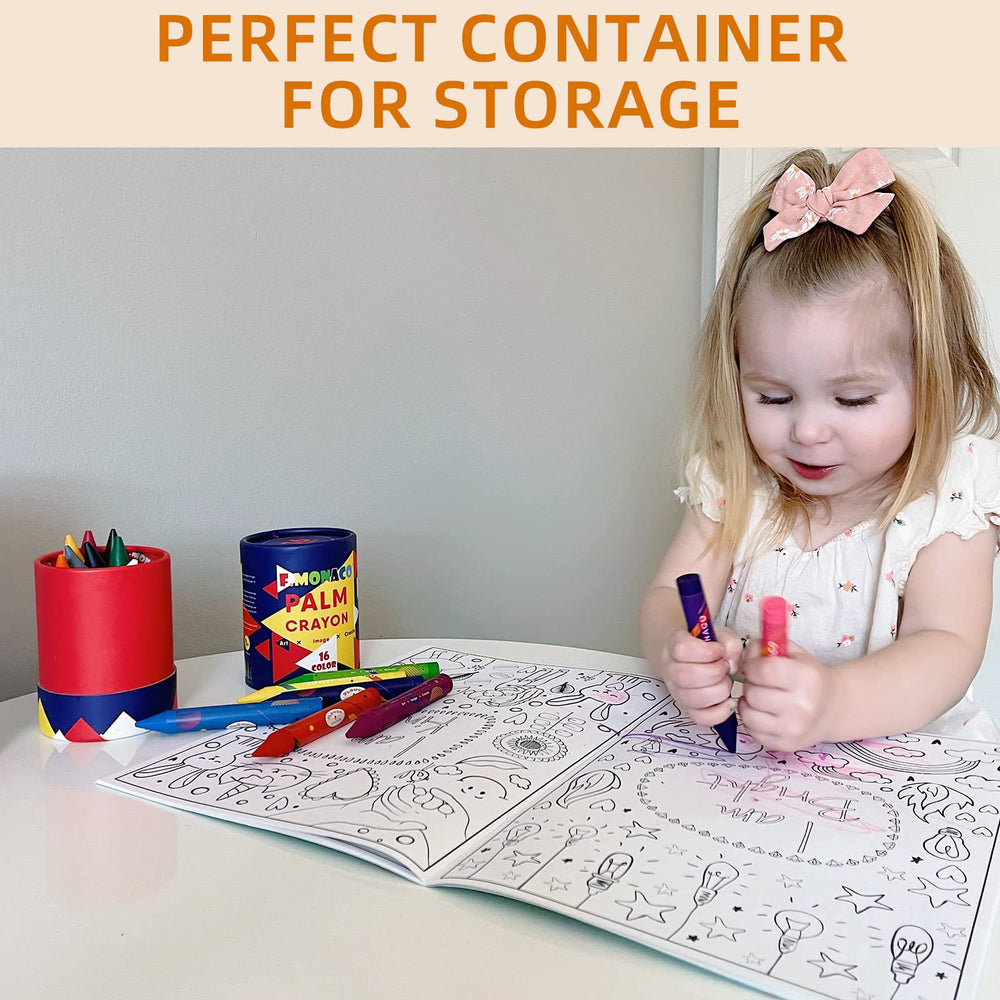 Lebze non-toxic wax crayons for worry-free playtime and color.
