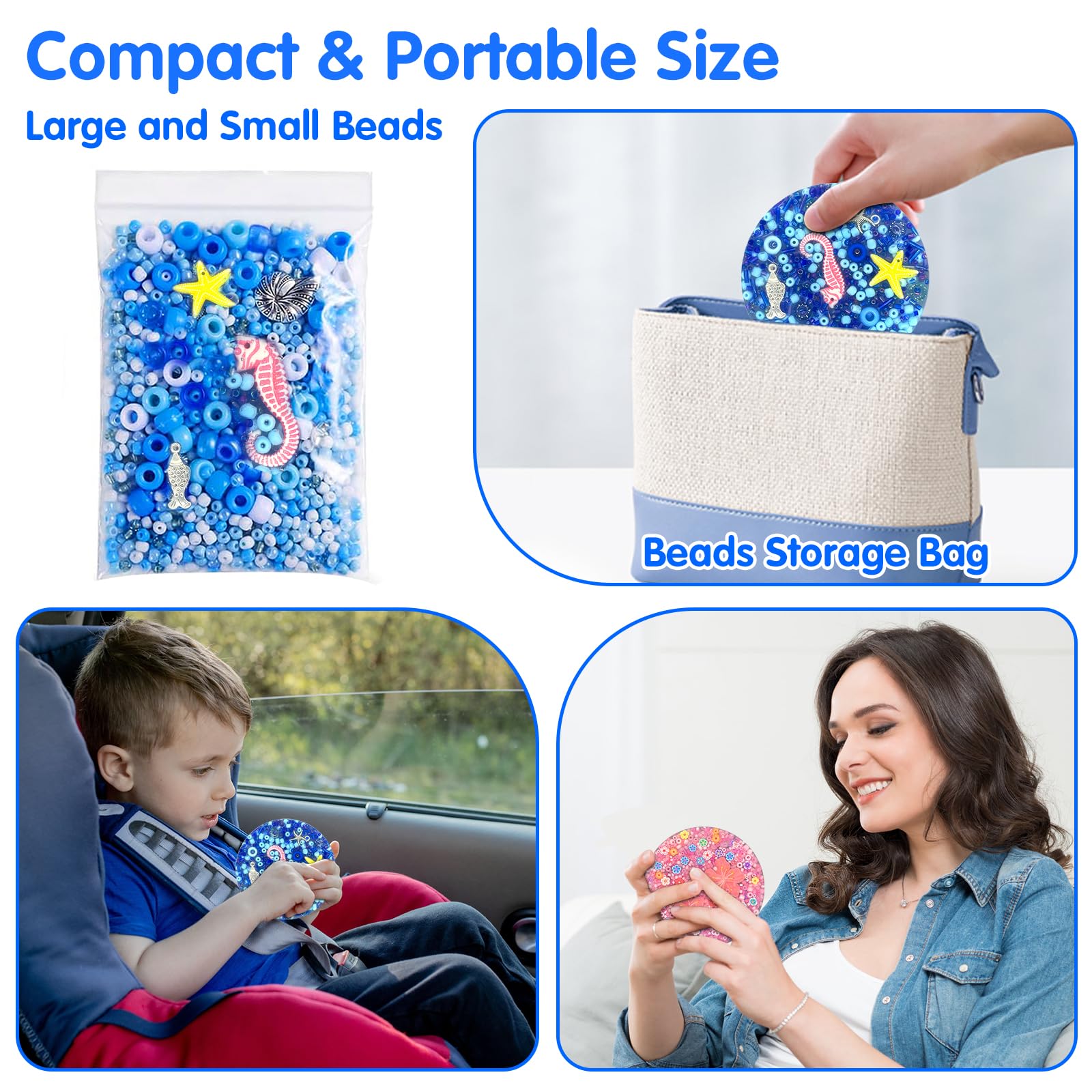 Lechonix Picky Pads beads detail highlights reusable materials for crafts and calm.
