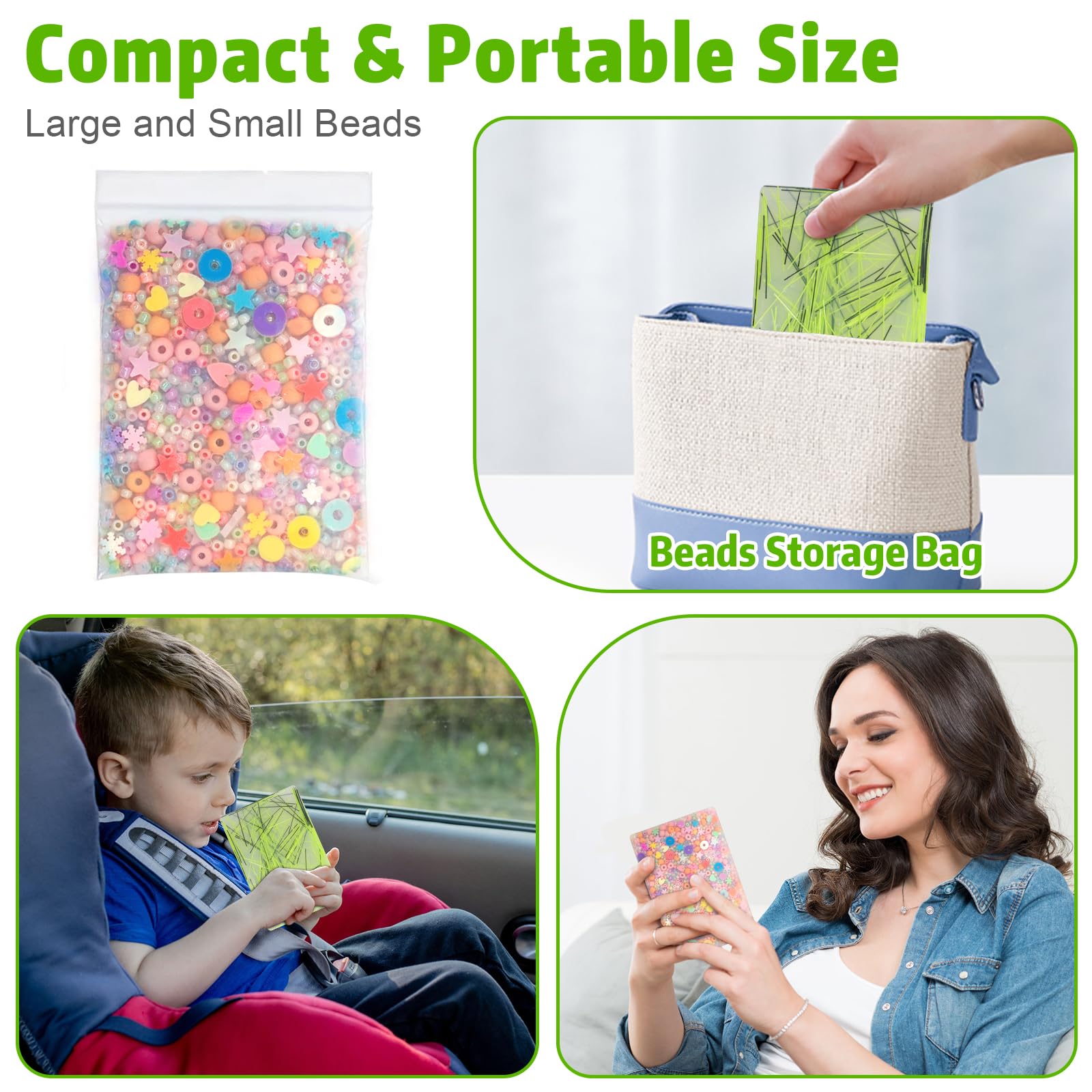 Lechonix Picky Pads beads in a box illustrating reusable components