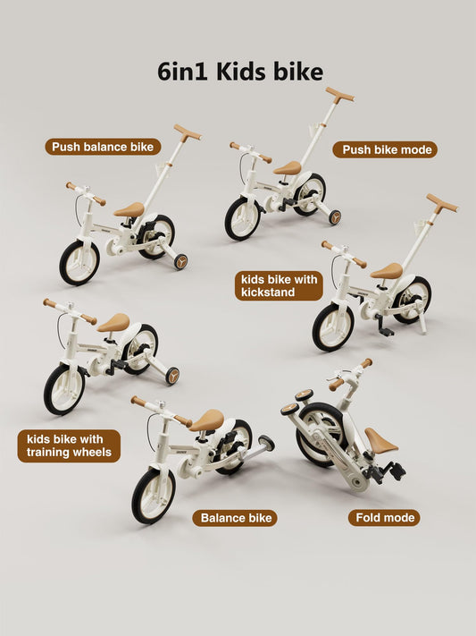 Lecoco upgraded toddler bike side view highlights lightweight frame for easy handling