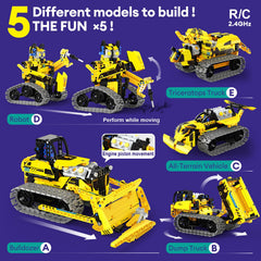 LECPOP robot model supports creative building and logical thinking