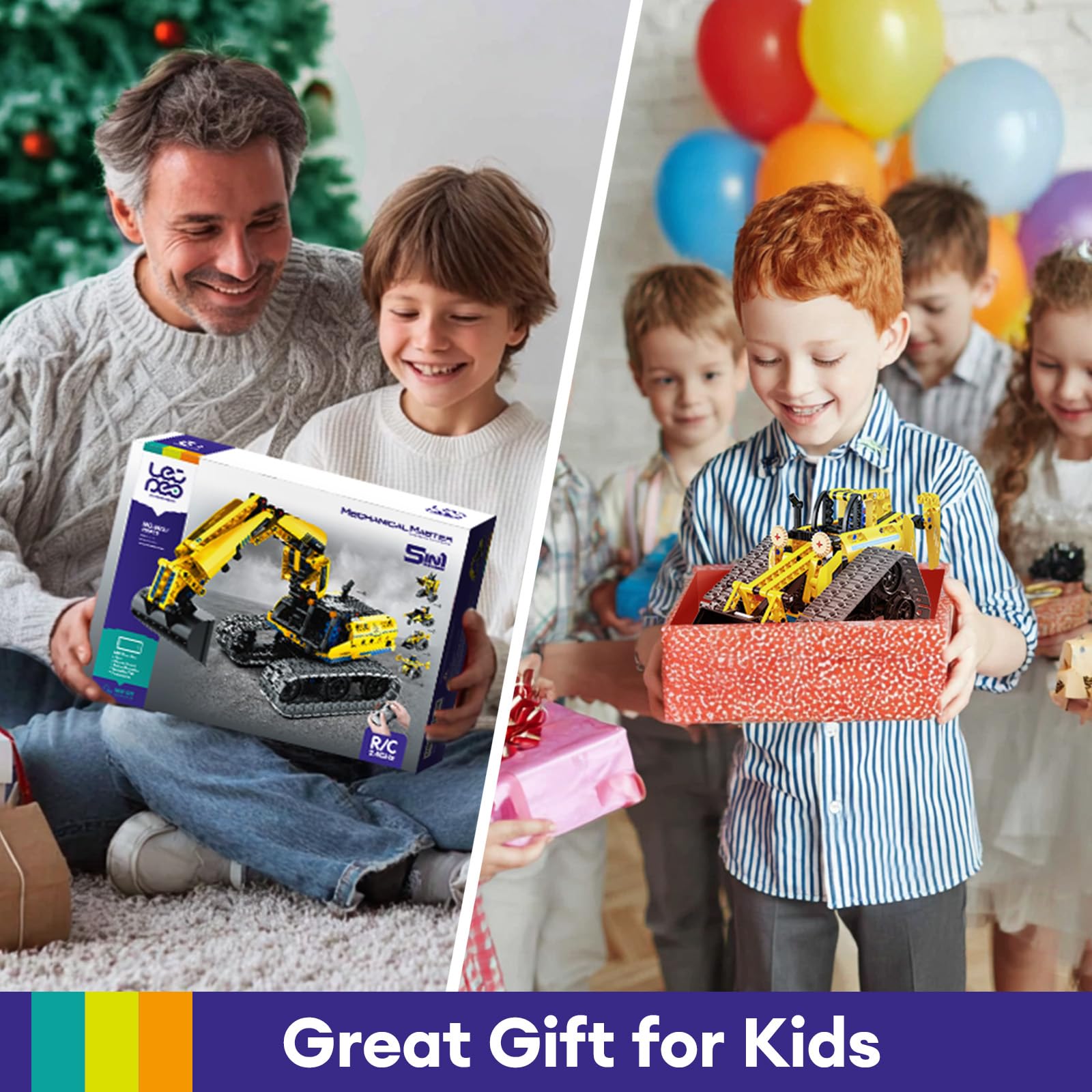 LECPOP gift-ready STEM engineering kit inspires future engineers with hands-on building.