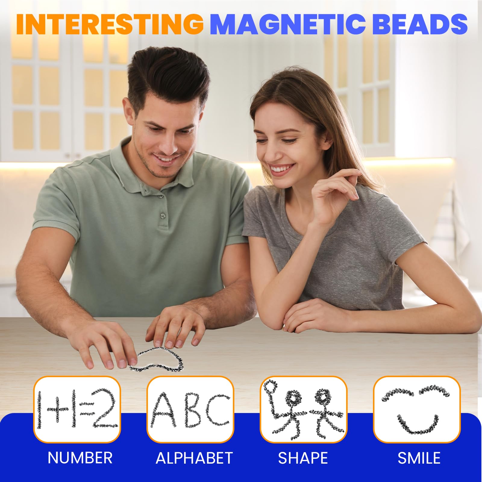 LECTRUS round metal can stores the magnetic putty safely