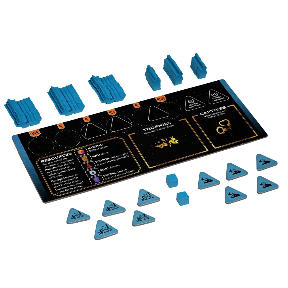 Leder Games Arcs board panels capture the game's modular layout.