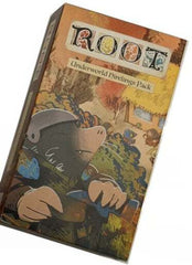 Leder Games Root Underworld Hirelings Pack front cover—expand Root gameplay with new hirelings.