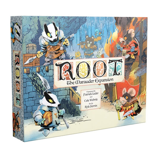Leder Games Root Variations Marauder Expansion components laid out for varied tactical setups