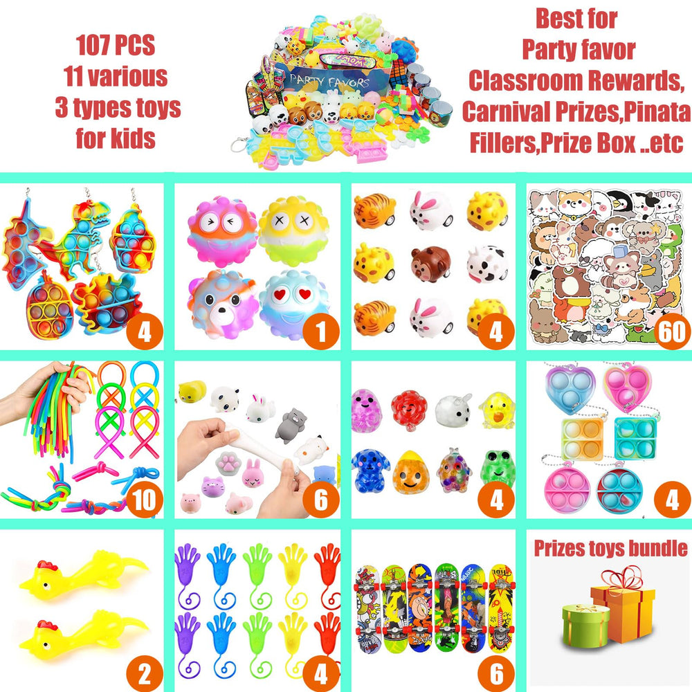Leeche mochi toys pack offers soft squishies for calm joyful prizes
