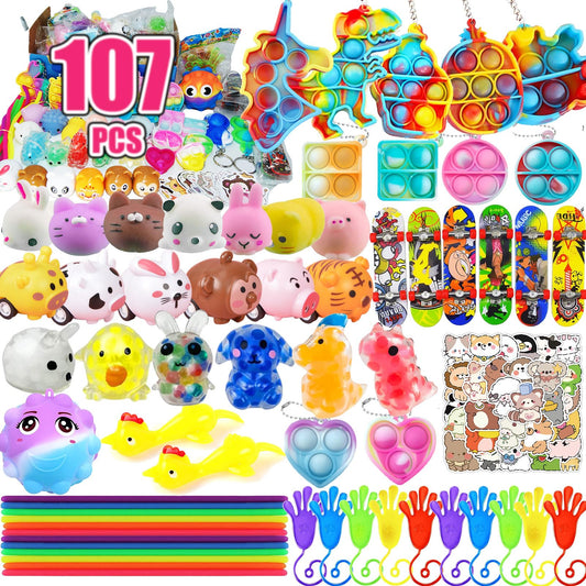 Leeche premium pop party favors collection for kids' celebrations and prizes
