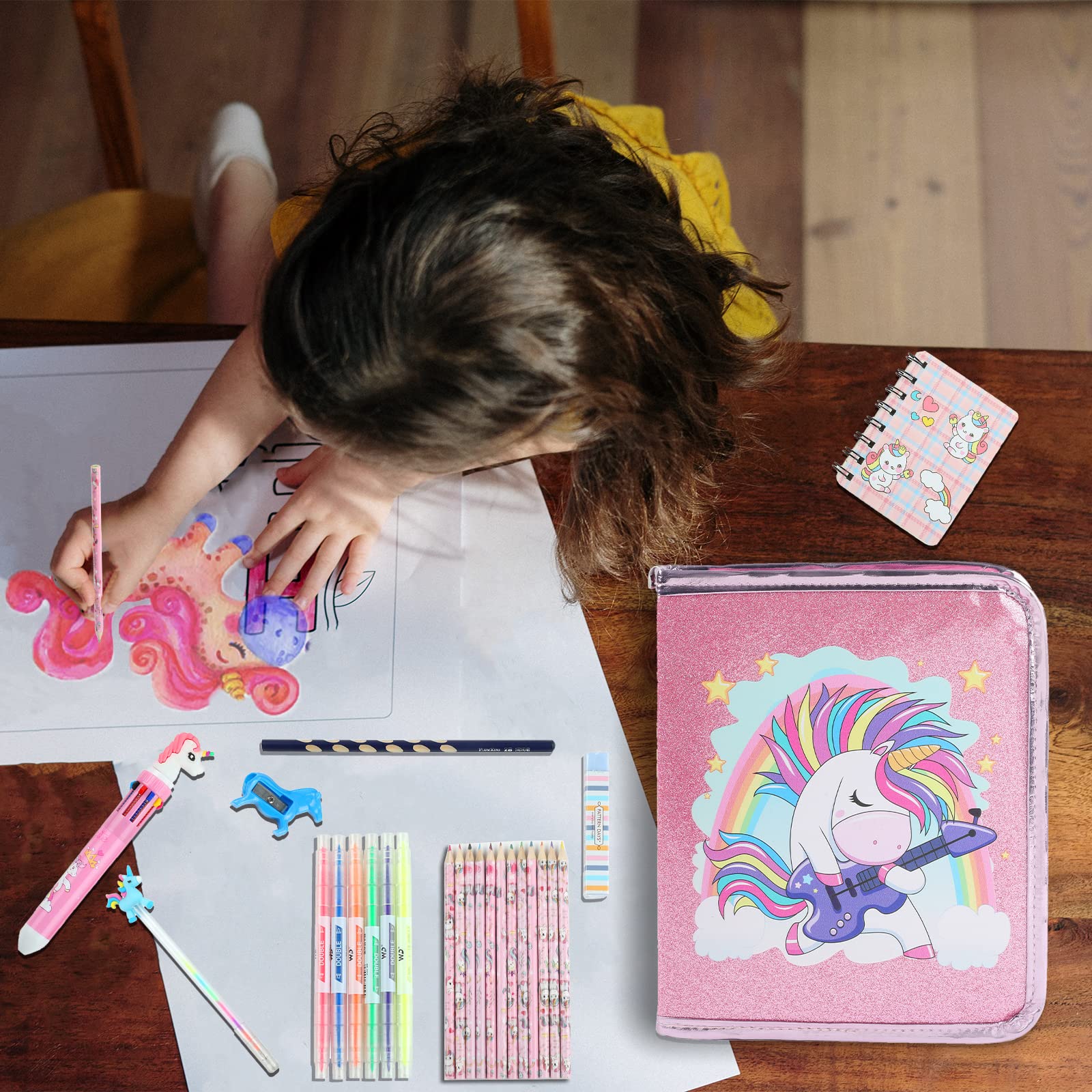 Leeche unicorn mix pens expand palettes for doodling and shading