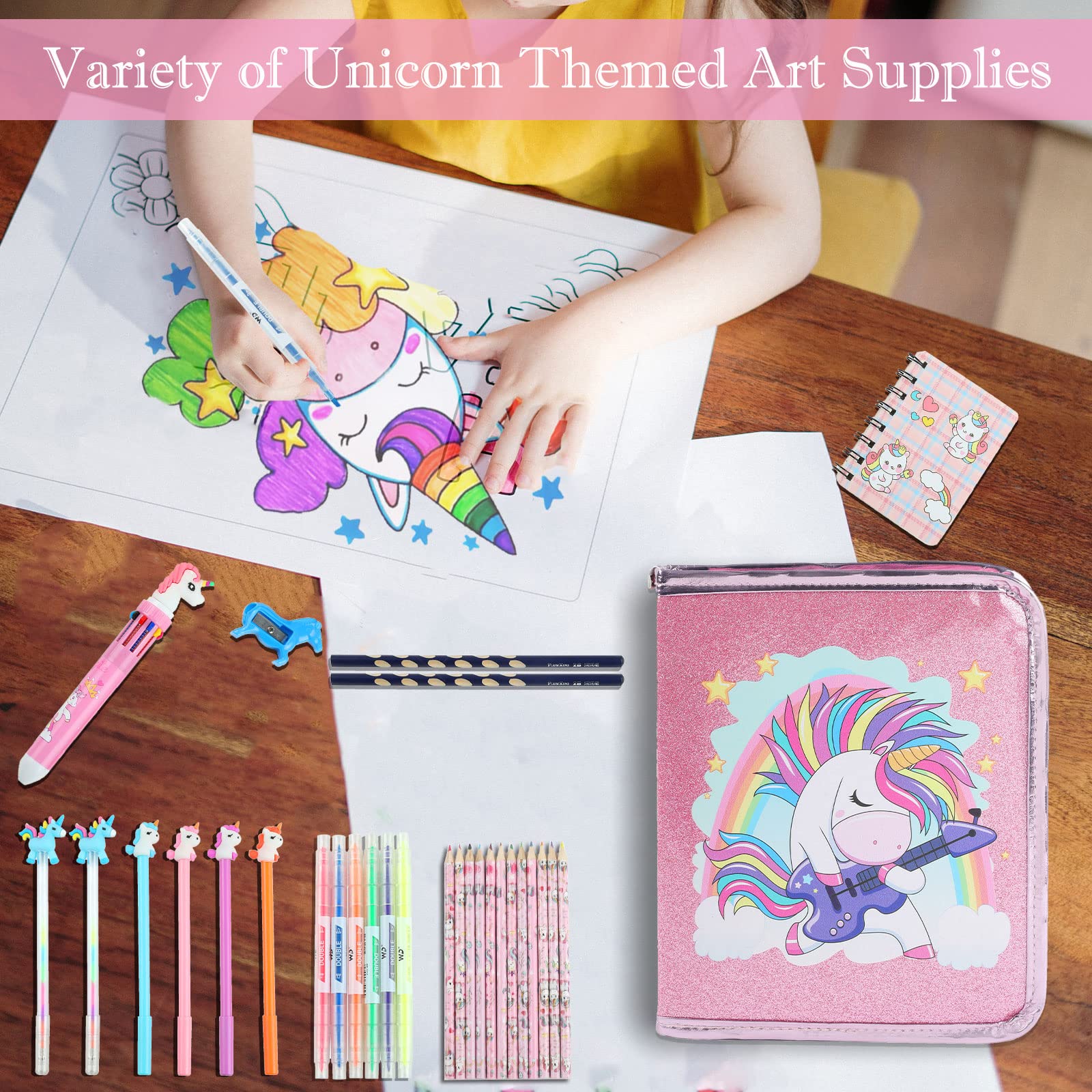Leeche unicorn gel pens add sparkle for standout accents and fun lettering