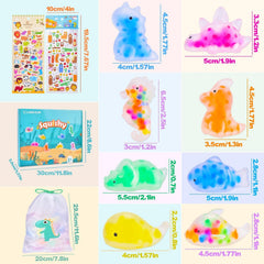 LEEHUR stickers included with squishies for decoration and rewards