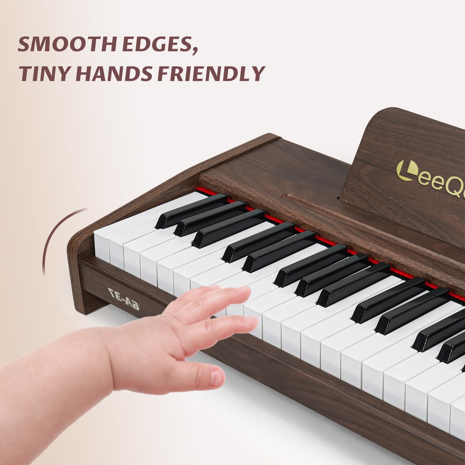 LeeQee educational toy scene encouraging hands-on music play.