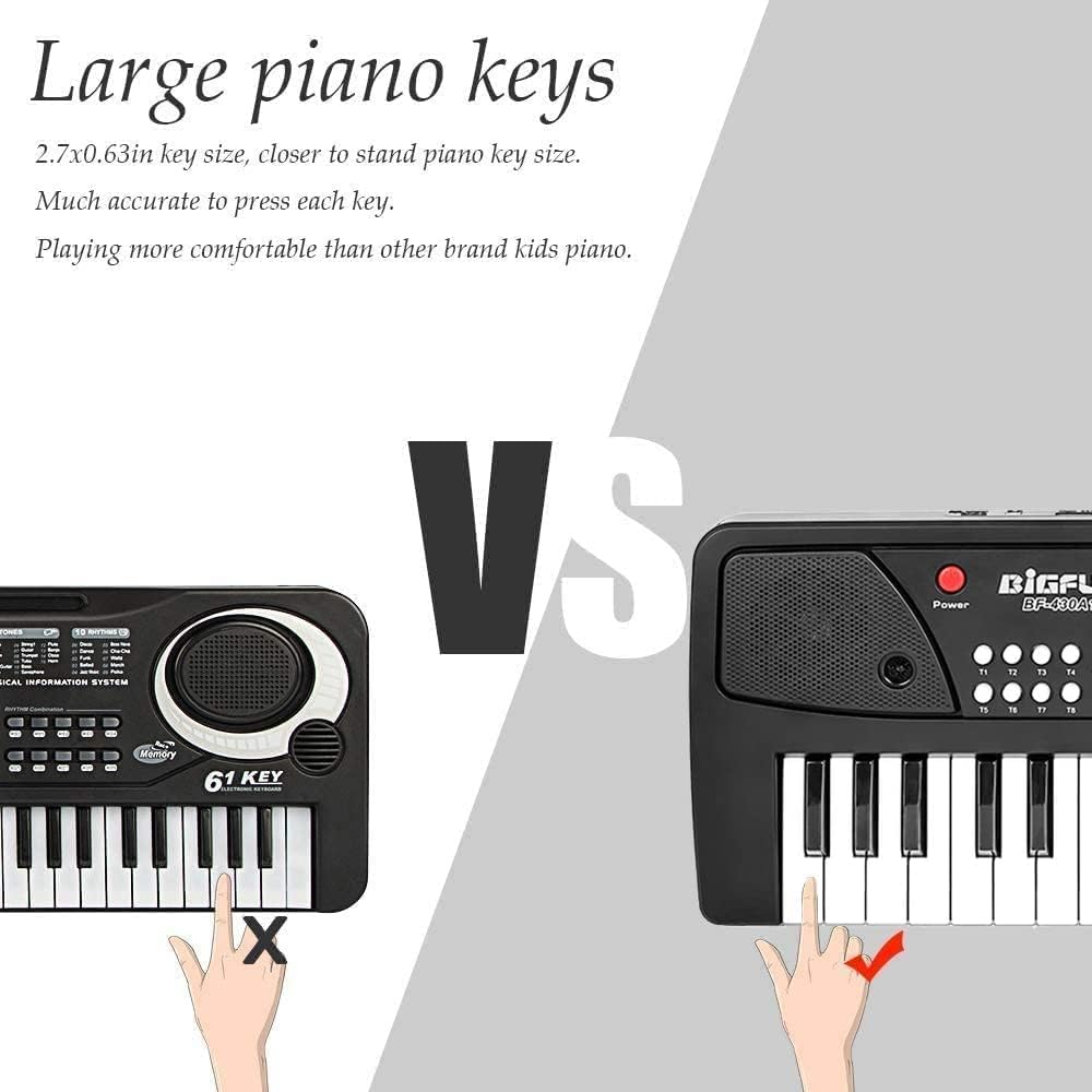 LeeQee Kids Piano records and plays back original tunes for creativity.