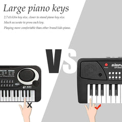 LeeQee Kids Piano records and plays back original tunes for creativity.