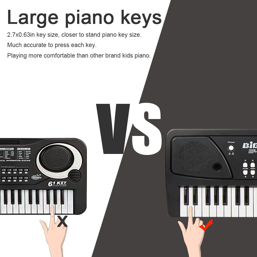 LeeQee piano with record and playback to review performances