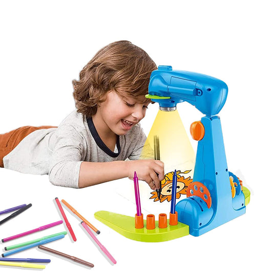 LEERFEI slides with 32 cartoon patterns for drawing practice