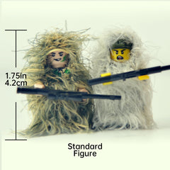 Leerfei weapons and accessories kit expands action scenes and collection variety.
