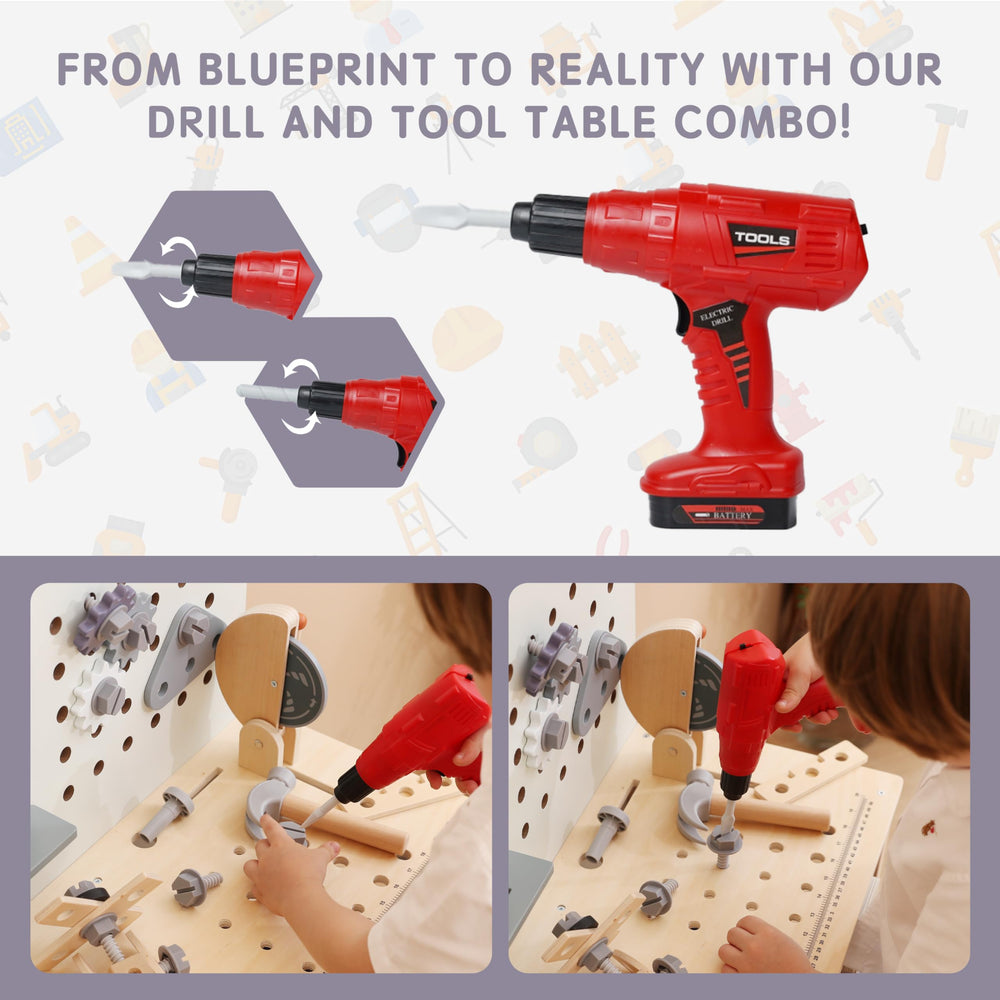 Leeshyah play tools set invites hands-on learning with safe pretend tools.