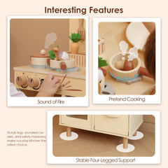 Leeshyah kitchen storage compartments help tidy up after playtime