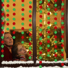 LeeSky glitter dots garland creates a colorful backdrop