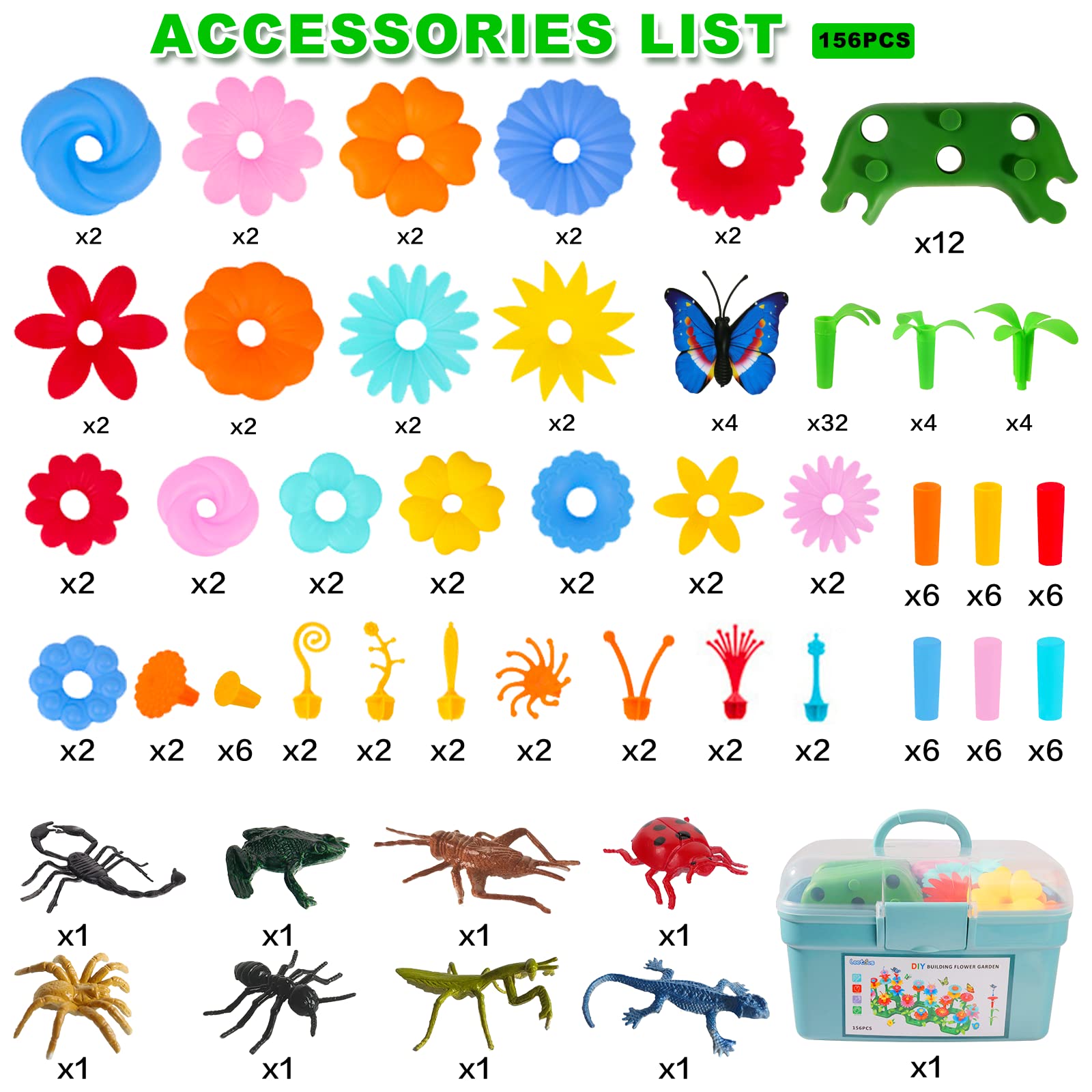 Leetous vibrant, BPA-free pieces ensure safe creative play