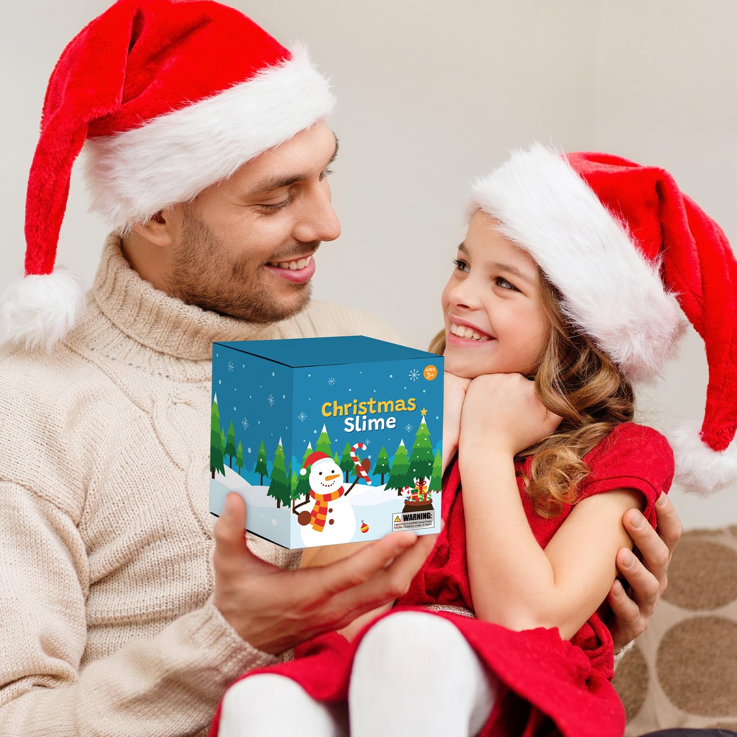 Leetous Christmas slime kit encourages creative play and imaginative storytelling