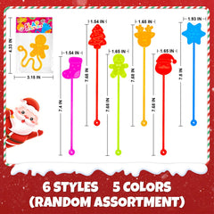 Leetous sticky hand with Santa design for kids' gift bags