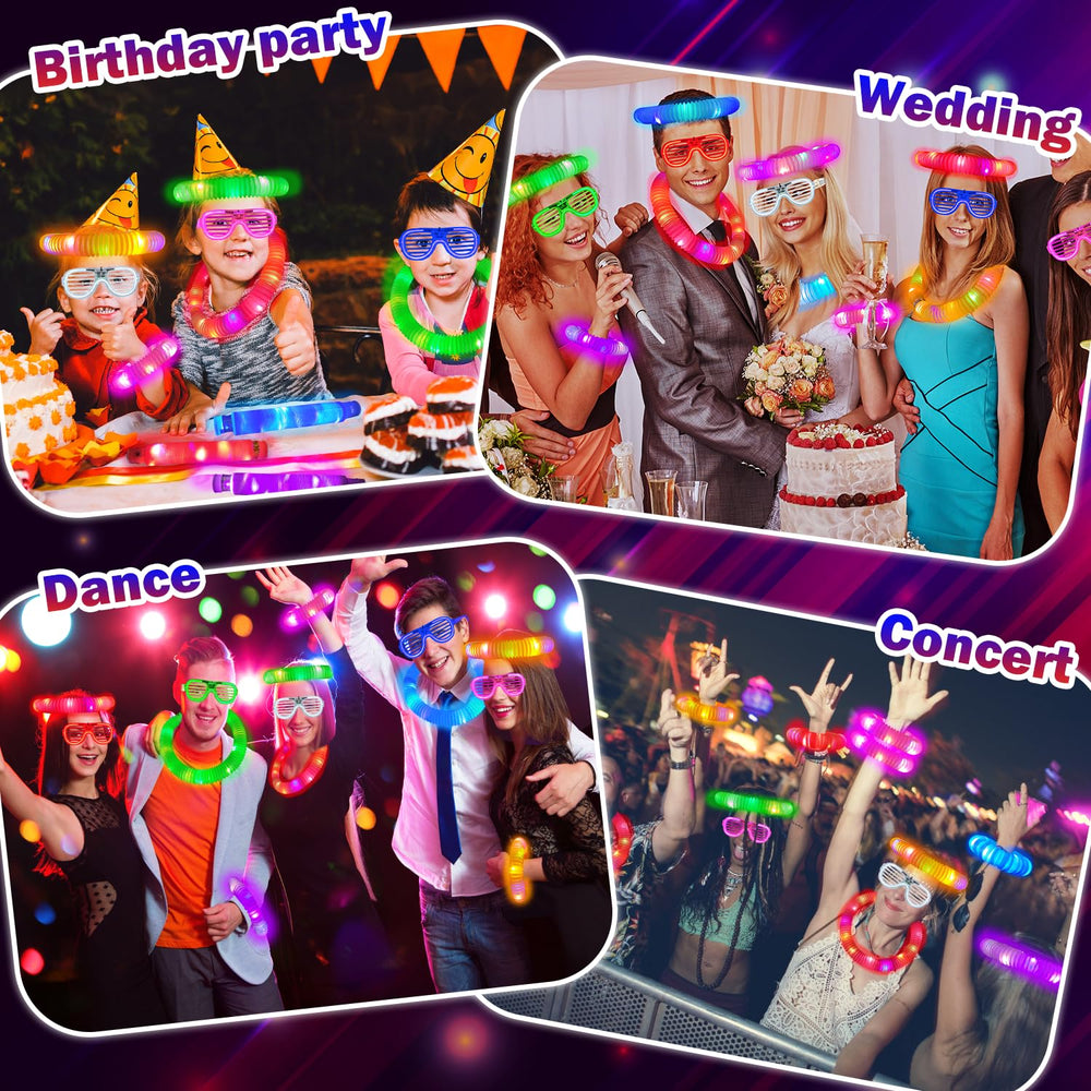 Leetous neon party gear for camping and outdoor celebrations.