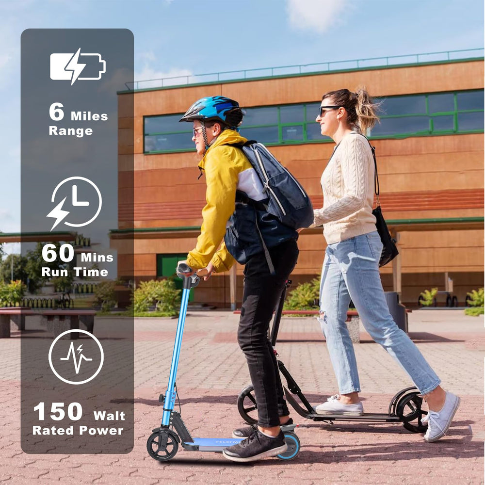 LEFELWEL scooter blue brakes system with electronic and rear brakes