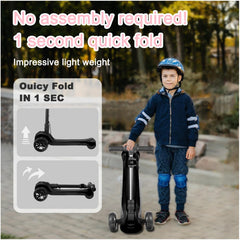 LEFELWEL kid scooter long-range battery enables longer outdoor fun.