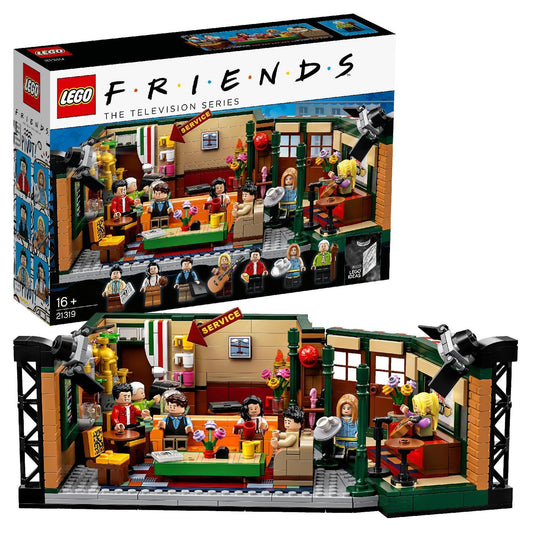 LEGO 21319 Central Perk interior, ideal for display and fan-inspired storytelling.