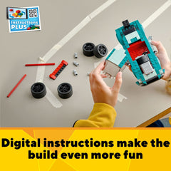 LEGO 31127 Hot Rod large engine fuels dynamic storytelling and action