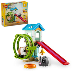 LEGO 31155 Hamster Wheel playhouse enhances imaginative play with motion