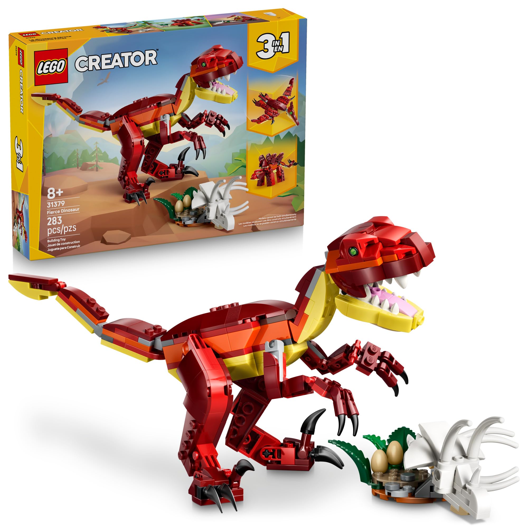 LEGO 31379 box front showing set and pieces for easy gift choice