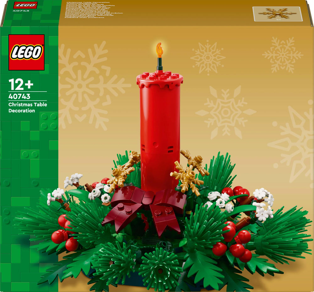 LEGO 40743 easy assembly with a striking, memorable tablescape