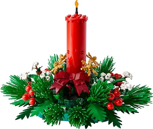 LEGO 40743 red berries green leaves centerpiece highlights a vibrant holiday focal point