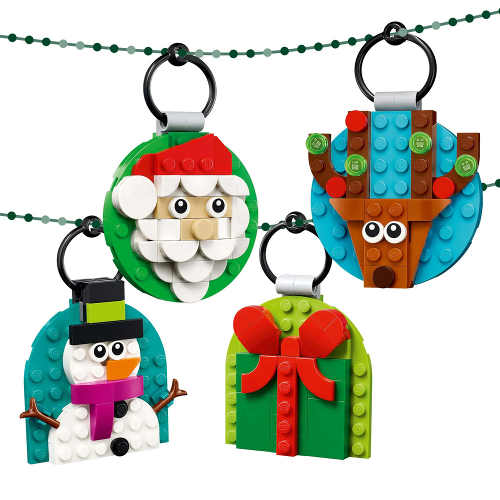 LEGO 40744 horned reindeer ornament for lively Christmas tree accents.
