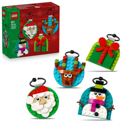 LEGO 40744 Santa Claus ornament for tree decorating and family holiday fun.