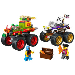 LEGO 60397 Monster Truck Race side view; taco motif inspires storytelling