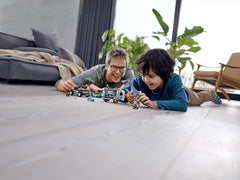 LEGO 75935 treasure chest reveal feature enhances treasure hunt storytelling.