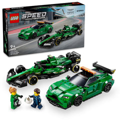 LEGO 76925 Aston Martin Safety Car front view for display and imaginative play