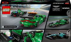 LEGO 76925 display stand offers tidy racing-ready presentation