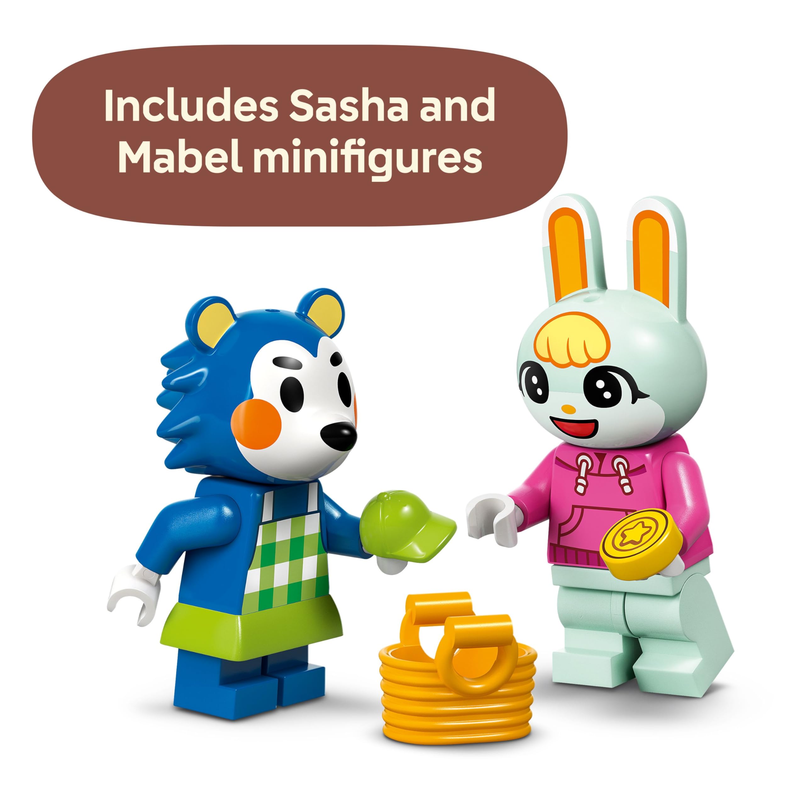 Mabel hedgehog minifigure included for character-driven storytelling
