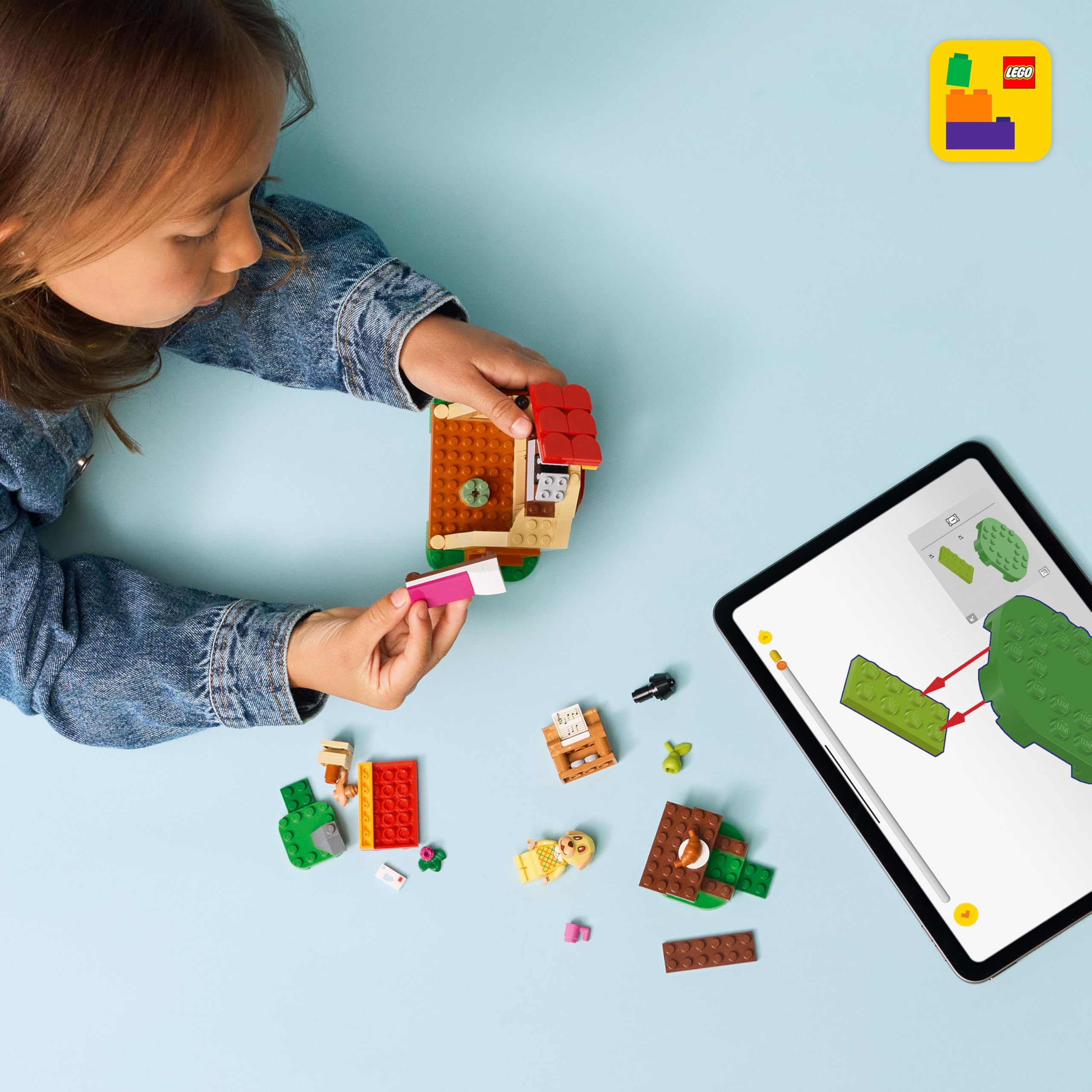 LEGO Animal Crossing building guide app helps digital navigation for easier construction