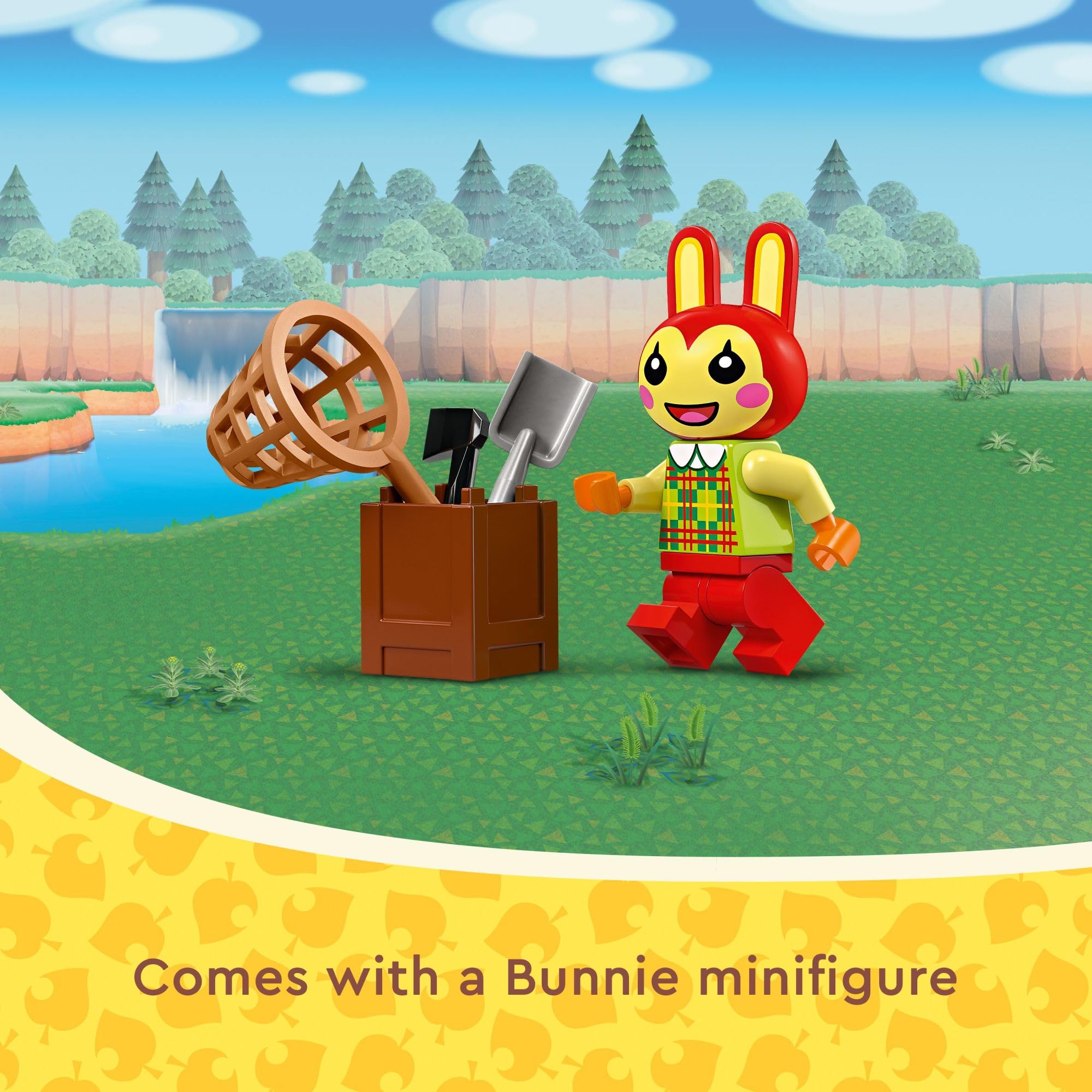 LEGO Animal Crossing Bunnie’s Outdoor Activities decor and accessories spark personalized storytelling setups